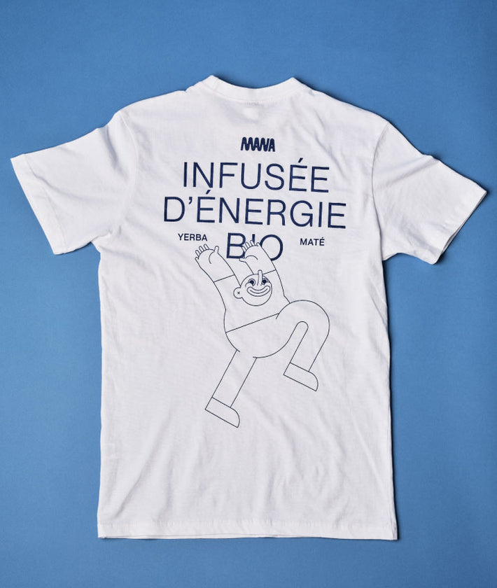 T-SHIRT “INFUSÉE D’ÉNERGIE BIO”