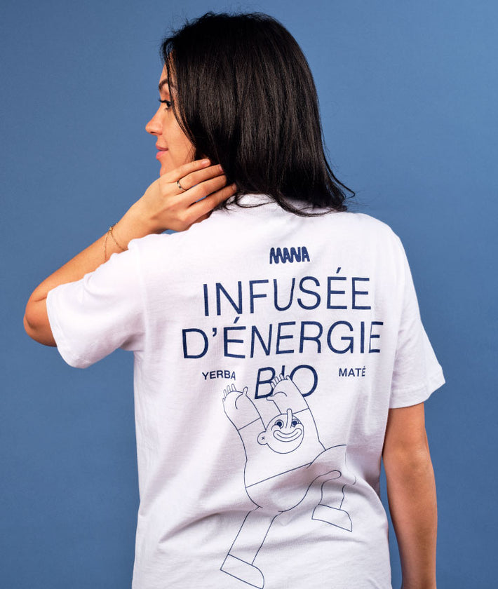 T-SHIRT “INFUSÉE D’ÉNERGIE BIO”
